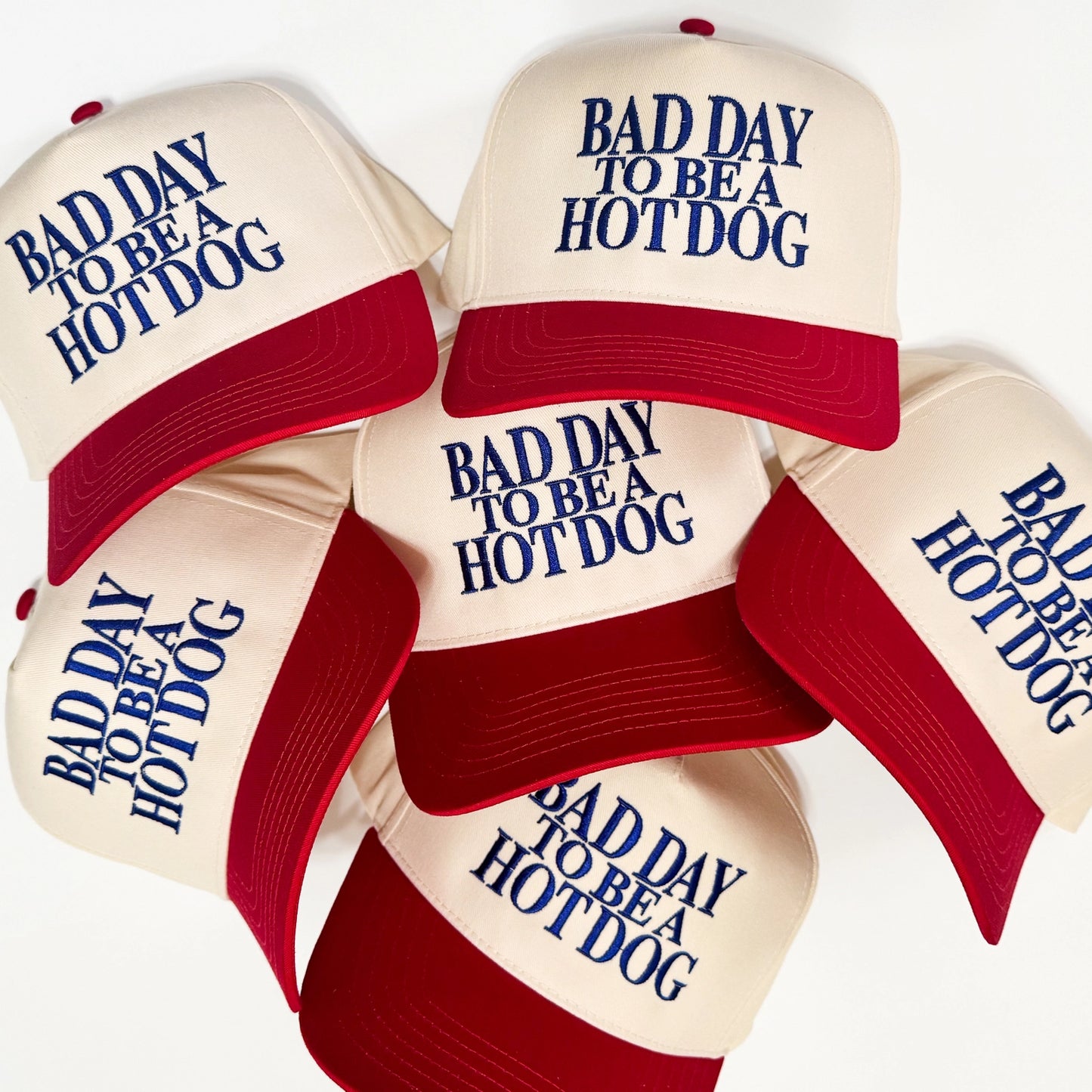 Bad Day To Be A Hot Dog Vintage Trucker Hat
